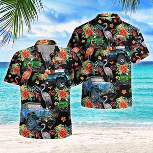 Flamingo In Summer Hawaiian Shirt | For Men & Women | Adult | HW5242