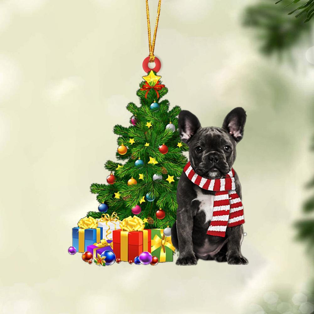 French Bulldog 2-Christmas Star Hanging Ornament - Best gifts your whole family