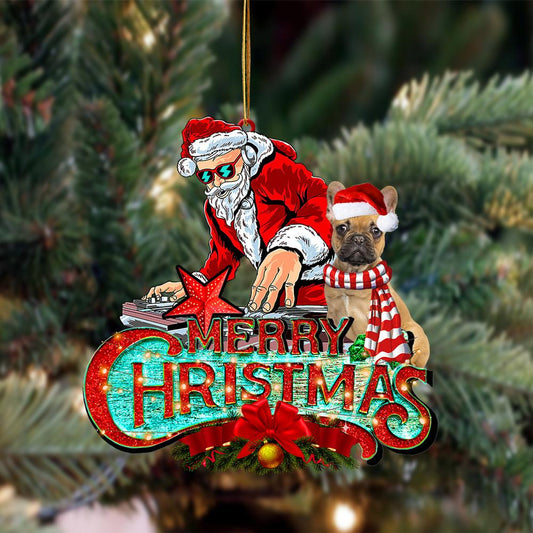 French Bulldog-Christmas Rock Two Sided Ornament - Best gifts your whole family