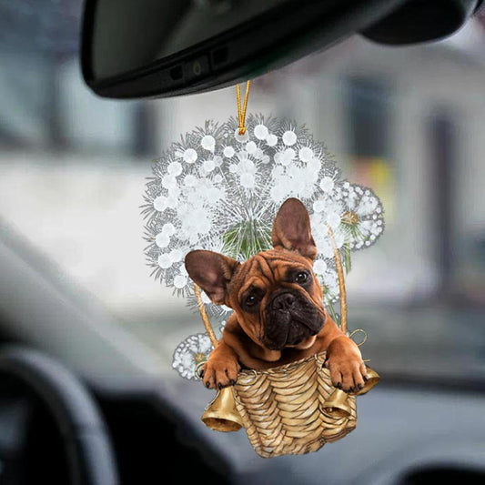 French Bulldog-Dandelion-Two Sided Ornamento - Best gifts your whole family