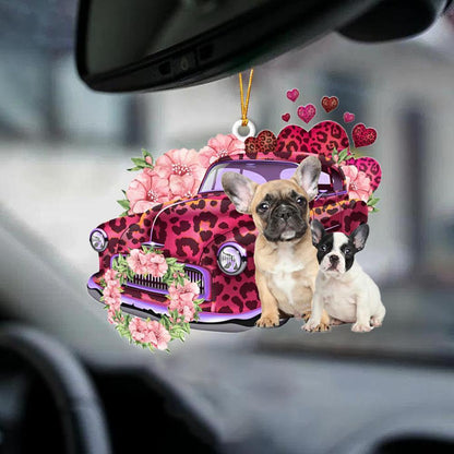 French Bulldog-Make My Life-Two Sided Ornament - Best gifts your whole family
