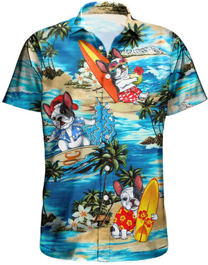 Frenchie Hawaiian Shirt | For Men & Women | Adult | HW4558