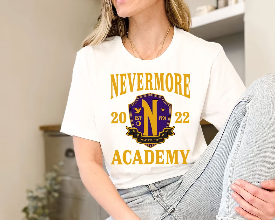 Nevermore Academy Sweatshirt, New 2022 TV Series Shirt, Horror Movies Sweatshirt, Trending TV Series, Wednesday The Best Day Of Week Shirt