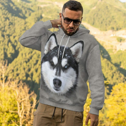 3D Husky Cosplay Custom Tshirt Hoodie Appreal