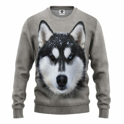 3D Husky Cosplay Custom Tshirt Hoodie Appreal
