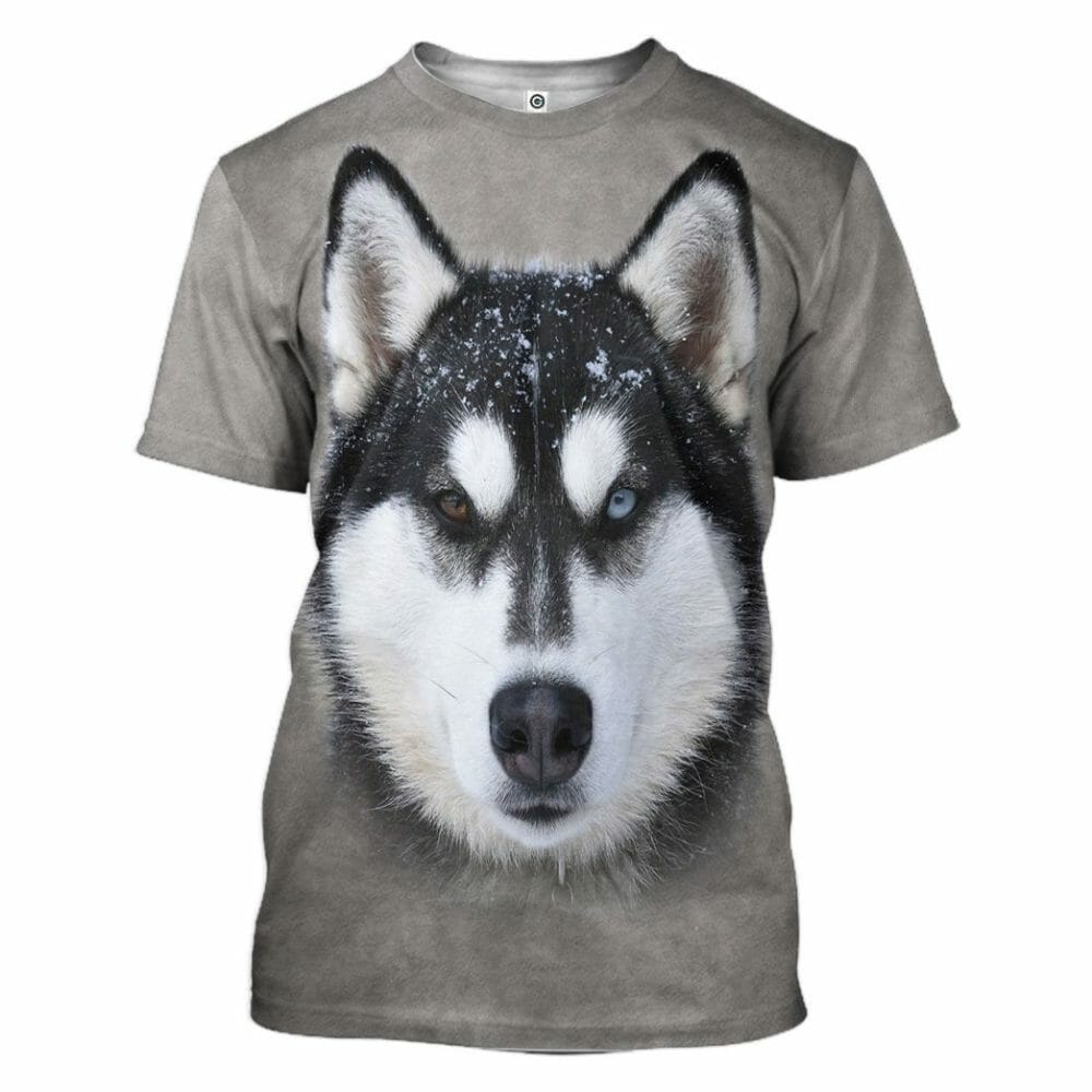3D Husky Cosplay Custom Tshirt Hoodie Appreal