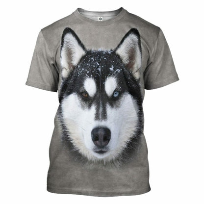 3D Husky Cosplay Custom Tshirt Hoodie Appreal
