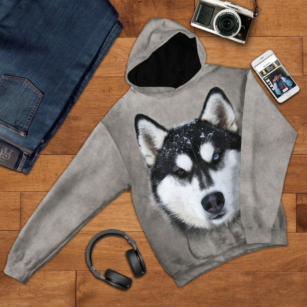 3D Husky Cosplay Custom Tshirt Hoodie Appreal