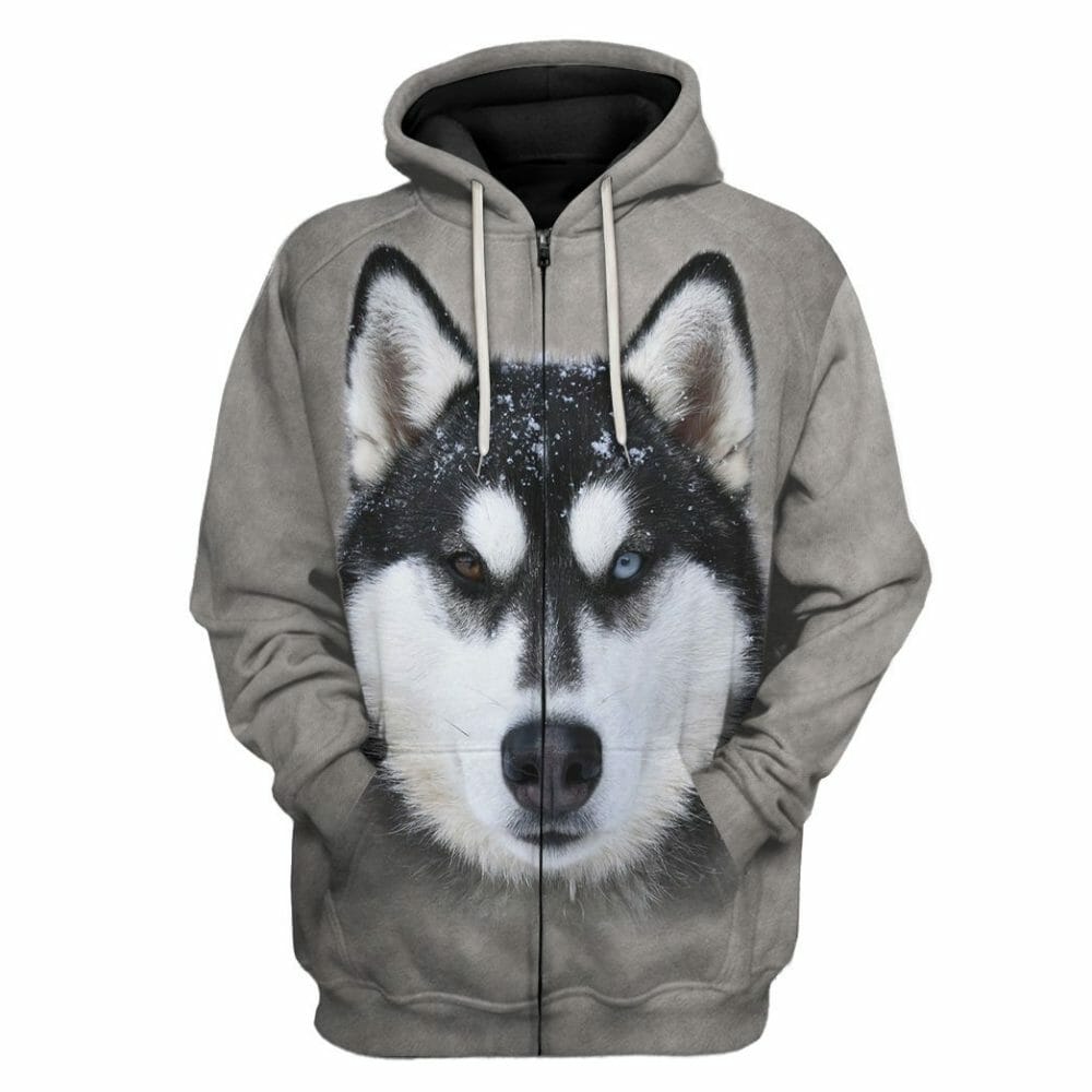 3D Husky Cosplay Custom Tshirt Hoodie Appreal