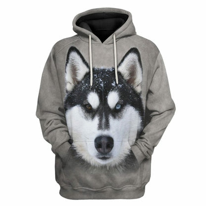 3D Husky Cosplay Custom Tshirt Hoodie Appreal