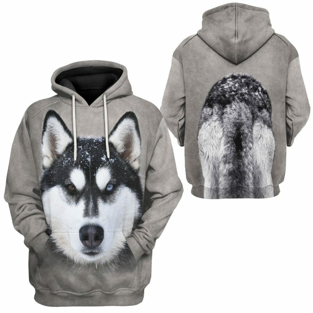 3D Husky Cosplay Custom Tshirt Hoodie Appreal