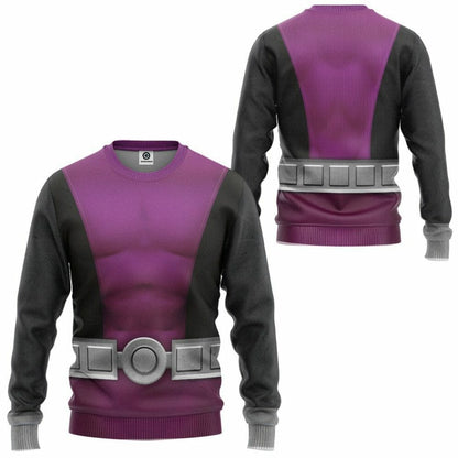 3D Teen Titan Beast Boy Cosplay Custom Tshirt Hoodie Apparel