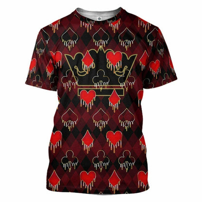  3D King Queen Blackjack Custom Hoodies