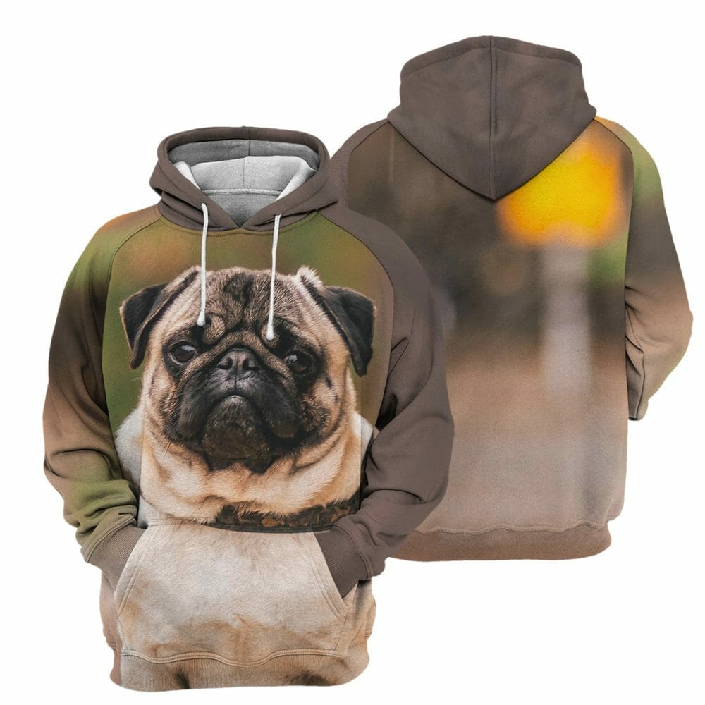  Pug - 3D All Over Printed Shirt Tshirt Hoodie Apparel