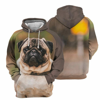  Pug - 3D All Over Printed Shirt Tshirt Hoodie Apparel