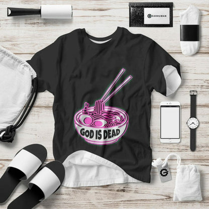 s 3D God is Dead Glow In The Dark Jumper Custom Shirt