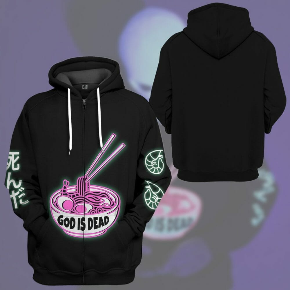 s 3D God is Dead Glow In The Dark Jumper Custom Shirt