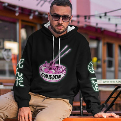 s 3D God is Dead Glow In The Dark Jumper Custom Shirt