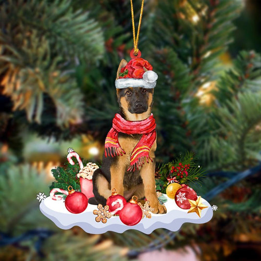 German Shepherd 1-Better Christmas Hanging Ornament - Best gifts your whole family