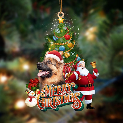 German Shepherd 2-Christmas Tree&Dog Hanging Ornament - Best gifts your whole family