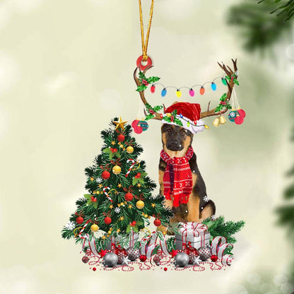 German Shepherd-Christmas Tree Gift Hanging Ornament - Best gifts your whole family