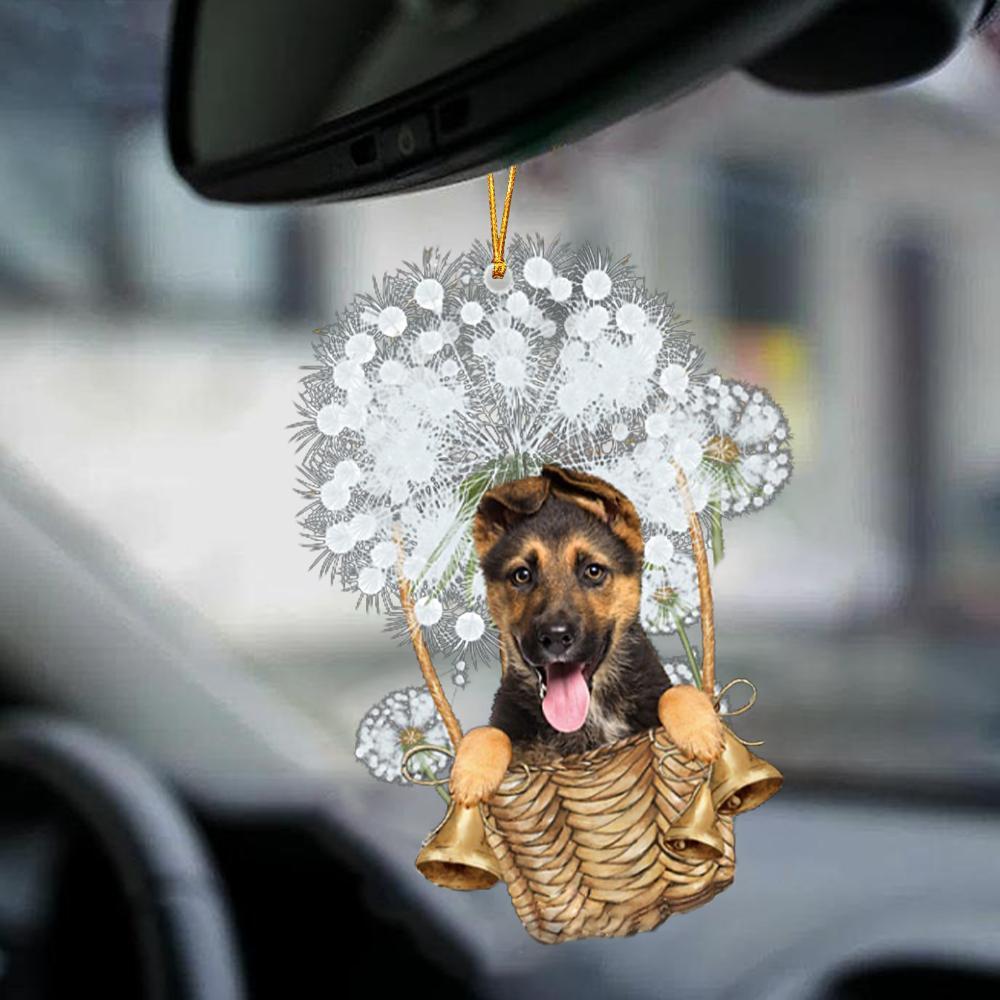 German Shepherd-Dandelion-Two Sided Ornament - Best gifts your whole family