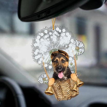 German Shepherd-Dandelion-Two Sided Ornament - Best gifts your whole family