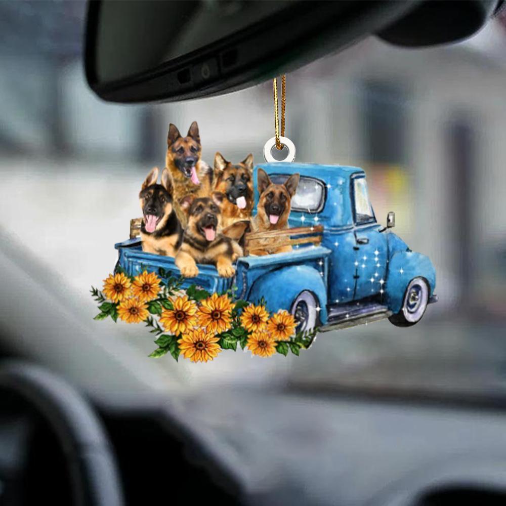 German Shepherd -Take The Trip Classic- Two Sided Ornament - Best gifts your whole family