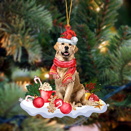 Golden Retriever 2-Better Christmas Hanging Ornament - Best gifts your whole family