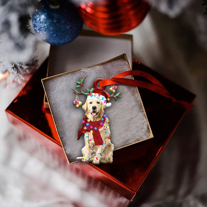 Golden Retriever Christmas Shape Ornamentz - Best gifts your whole family