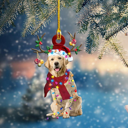 Golden Retriever Christmas Shape Ornamentz - Best gifts your whole family