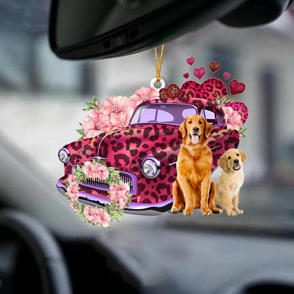 Golden Retriever-Make My Life-Two Sided Ornament - Best gifts your whole family