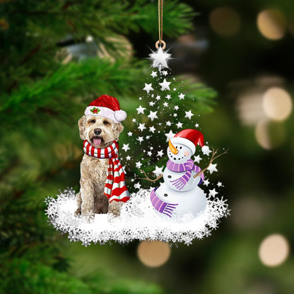 Goldendoodle 1-Star Tree Hanging Ornament - Best gifts your whole family