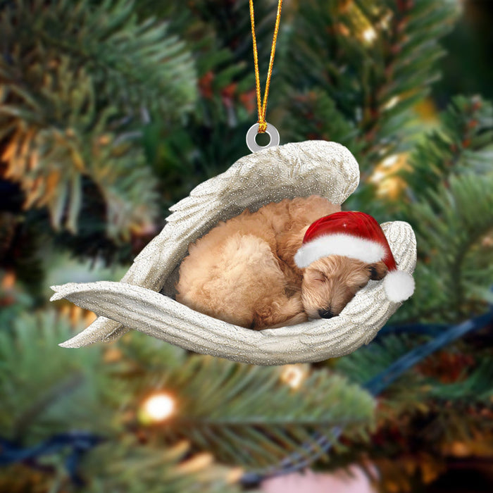 Goldendoodle2 Sleeping Angel Christmas Ornament Godmerc - Best gifts your whole family