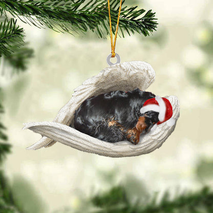 Gordon Setter Sleeping Angel Christmas Ornament Godmerc - Best gifts your whole family