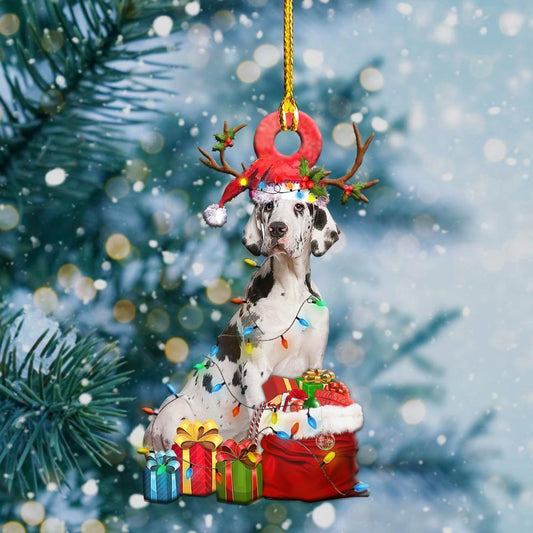 Great Dane Christmas Shape Ornamenty - Best gifts your whole family