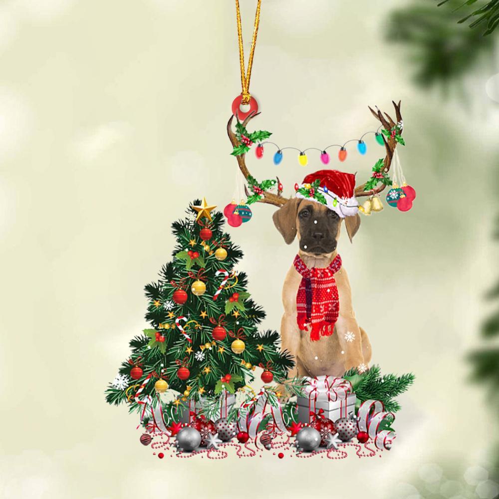 Great Dane-Christmas Tree Gift Hanging Ornament - Best gifts your whole family