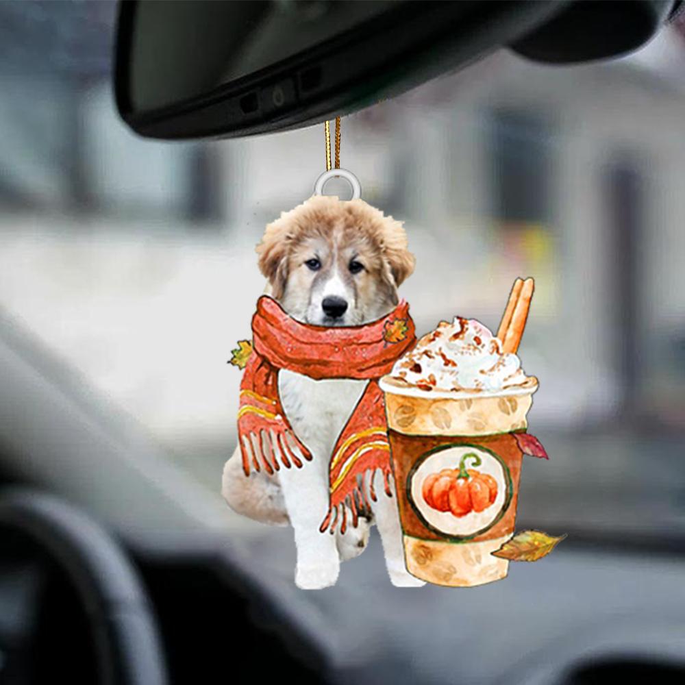 Great Pyrenees 1-Pumpkin Spice Kinda-Two Sided Ornament - Best gifts your whole family