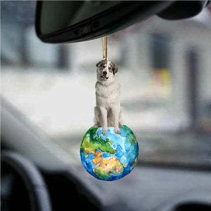 Great Pyrenees-Around My Dog-Two Sided Ornament - Best gifts your whole family