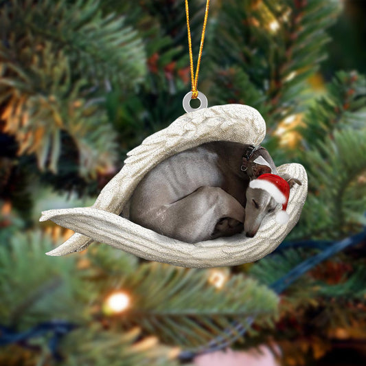 Greyhound Sleeping Angel Christmas Ornament Dog Christmas Hanging Ornament - Best gifts your whole family