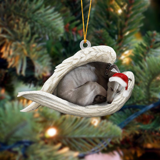 Greyhound Sleeping Angel Christmas Ornament Godmerc - Best gifts your whole family