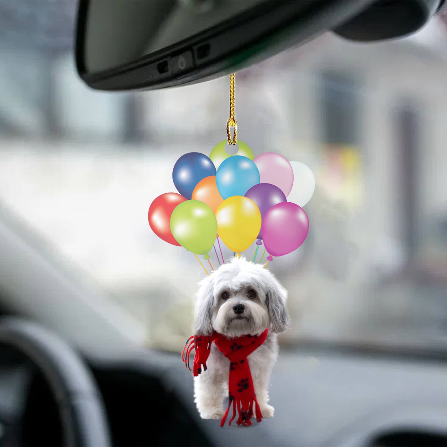 Havana Dog Fly With Bubbles Dog Hanging Ornament Dog Ornament Godmerc - Best gifts your whole family