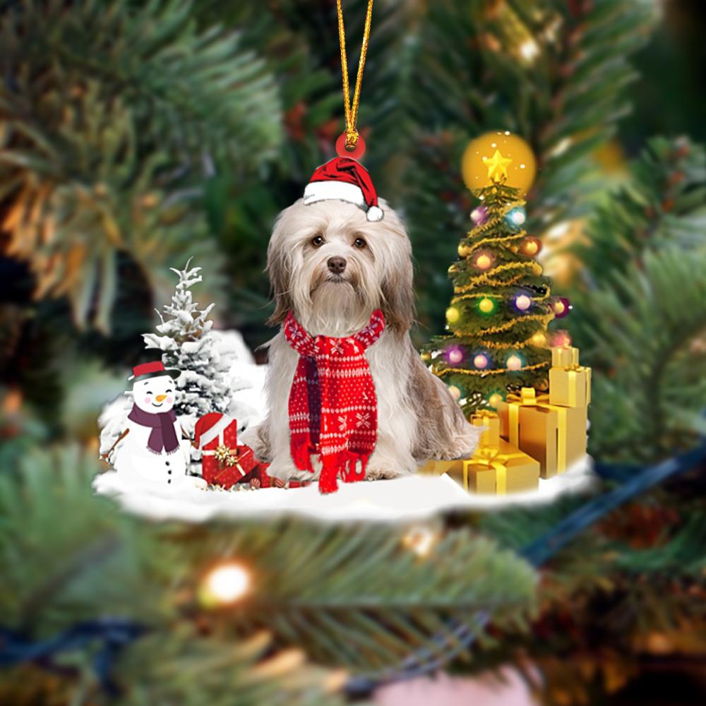 Havanese Christmas Ornament Christmas Tree Hanging Acrylic Ornament Gift - Best gifts your whole family