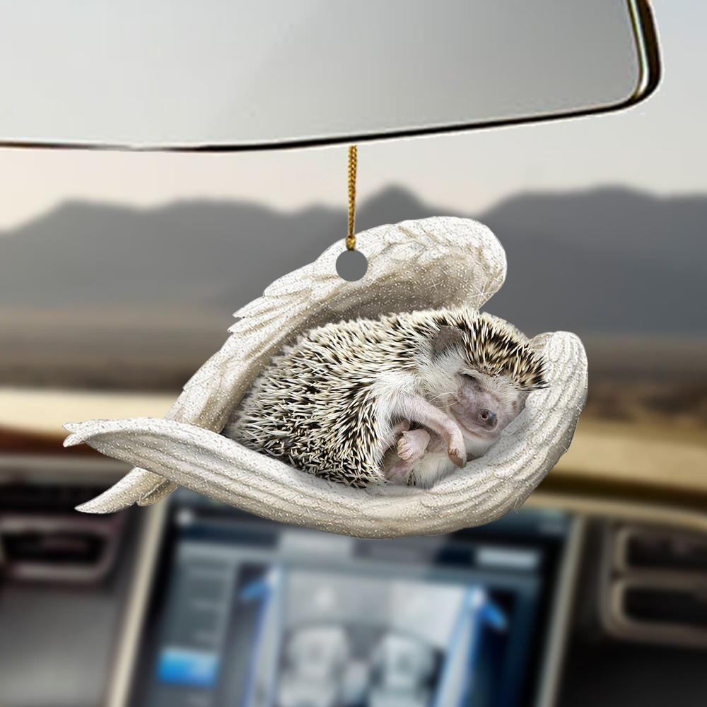Hedgehog sleeping angel hedgehog lovers ornament - Best gifts your whole family