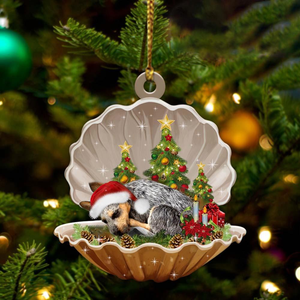Heeler-Sleeping Pearl In Christmas Two Sided Ornament - Best gifts your whole family