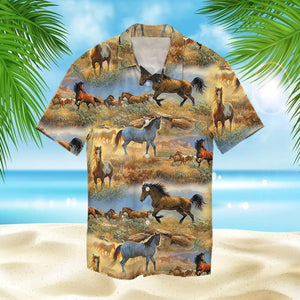 Horse Hawaiian Shirt | Unisex | Adult | HW5030