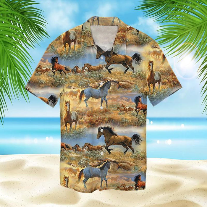 Horse Hawaiian Shirt,Hawaiian Shirt Gift,Christmas Gift