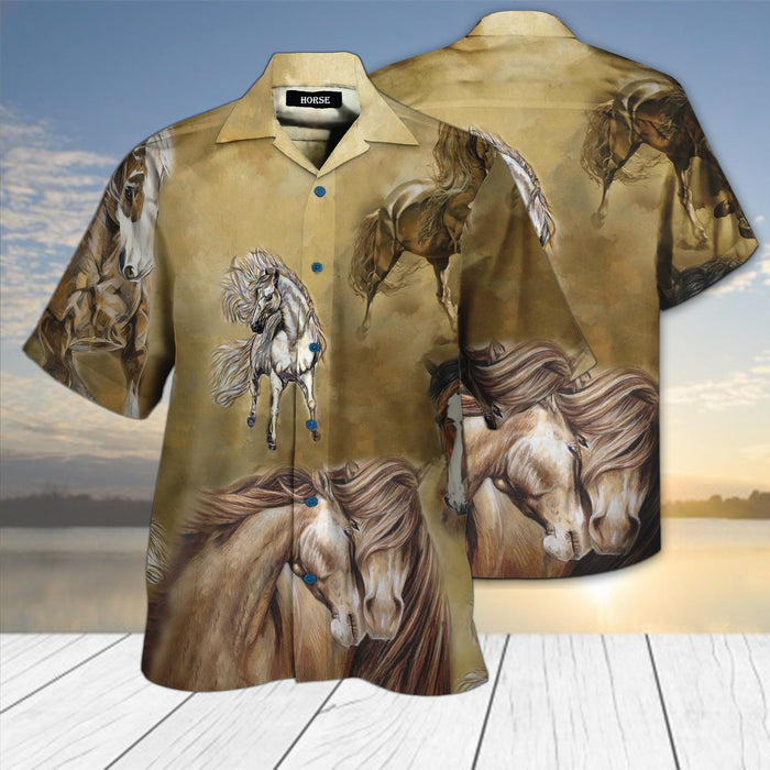 Horse Running Hawaiian Shirt,Hawaiian Shirt Gift,Christmas Gift
