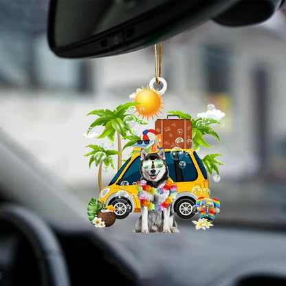 Husky-Nice Summer-Two Sided Ornament - Best gifts your whole family