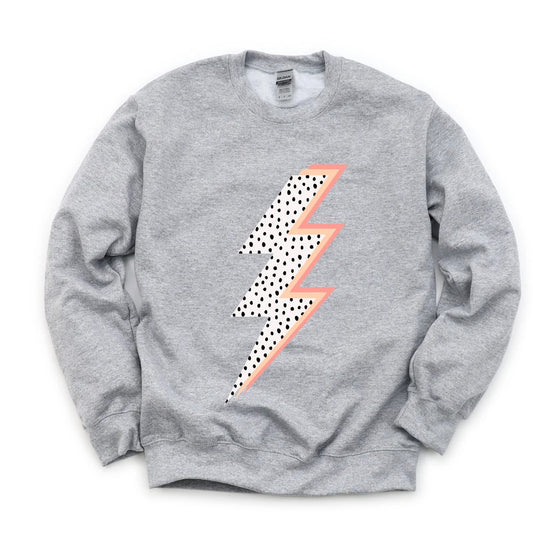 Lightning Bolt Sweatshirt, Preppy Sweatshirt, Sweatshirt Woman Trendy, Preppy Clothes, Y2K Sweatshirt, Bolt Crewneck, VSCO Sweatshirt